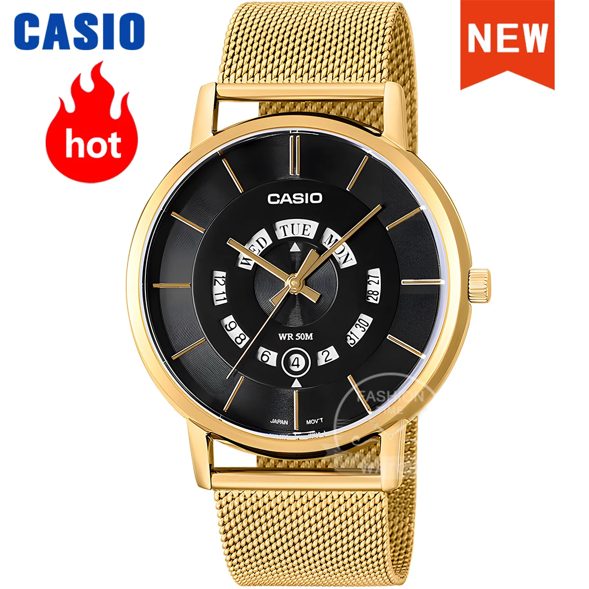 Casio watch for men simple fashionable Waterproof large dial Quartz Watch reloj casio hombre free shipping