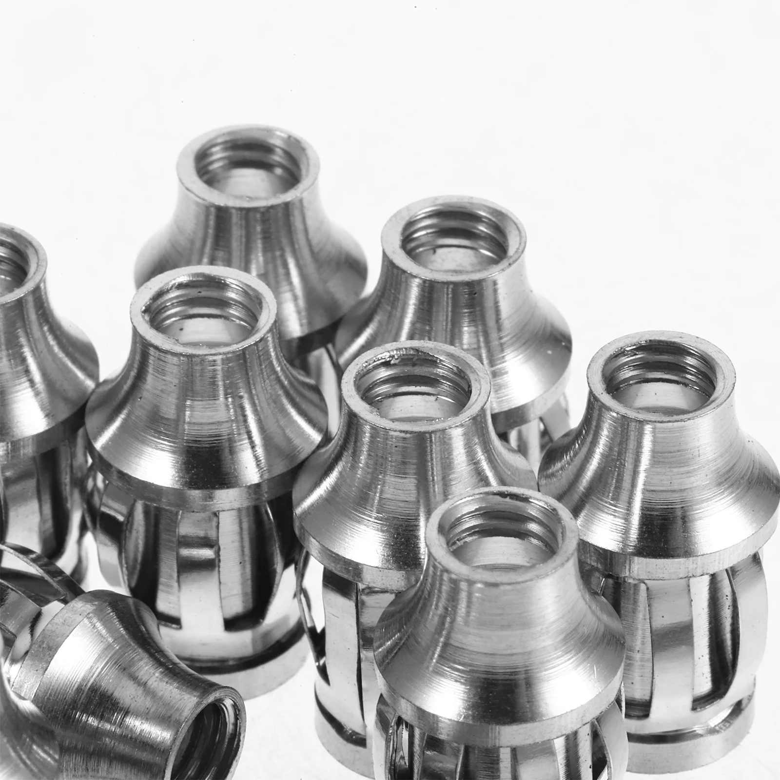 

10Pcs G4 Lamp Socket Fixtures M10 Threaded Metal Bulb Socket Fixing Clip Fastener Holder Secure Stable Light Fixture Parts