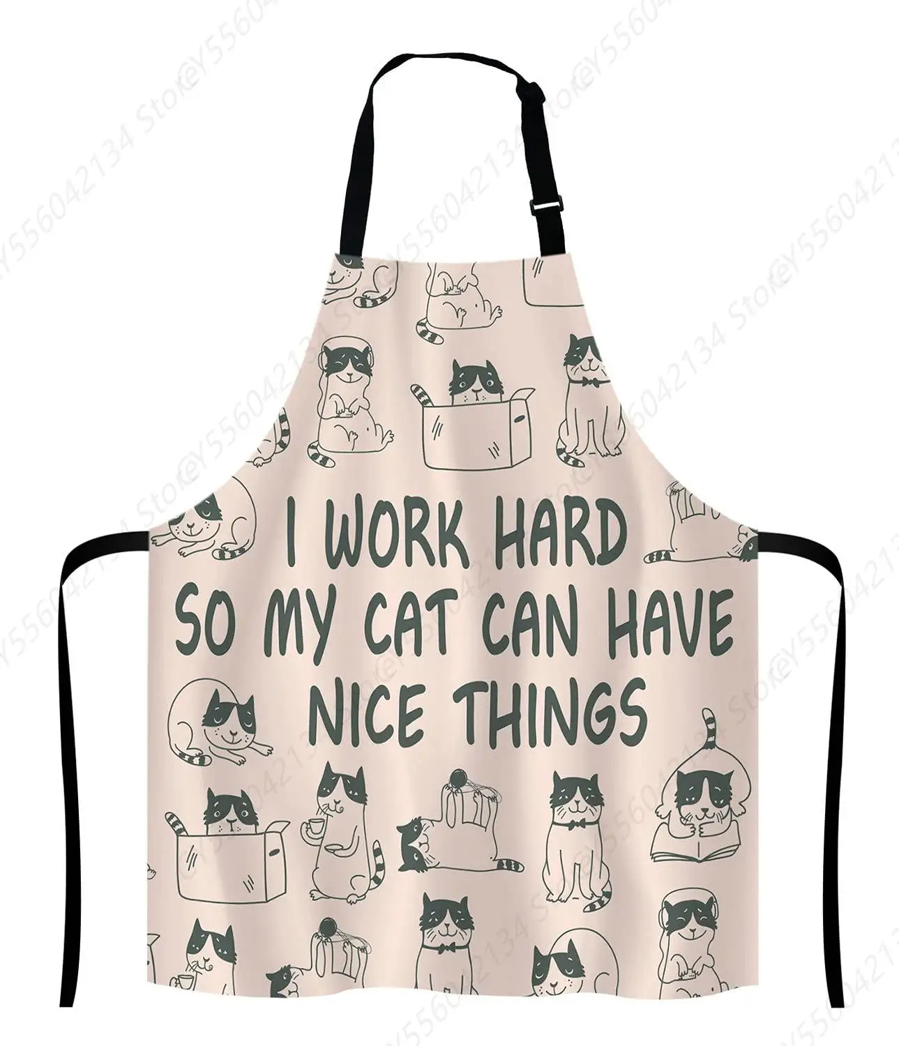 Funny Cats Apron Ho… - image