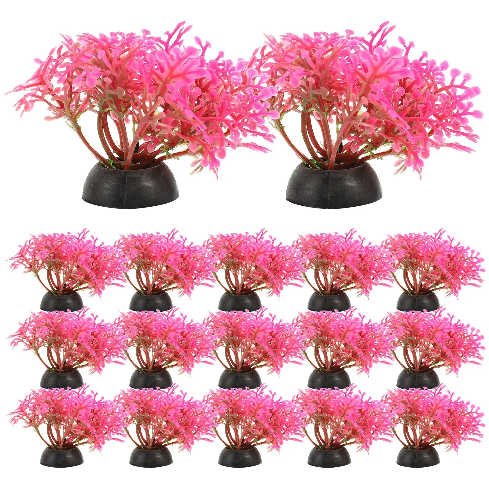 

20Pcs Fish Tank Water Weeds Artificial Plants Grass Simulation Plant Flower Aquarium Ornament Grass Decoration Accessories