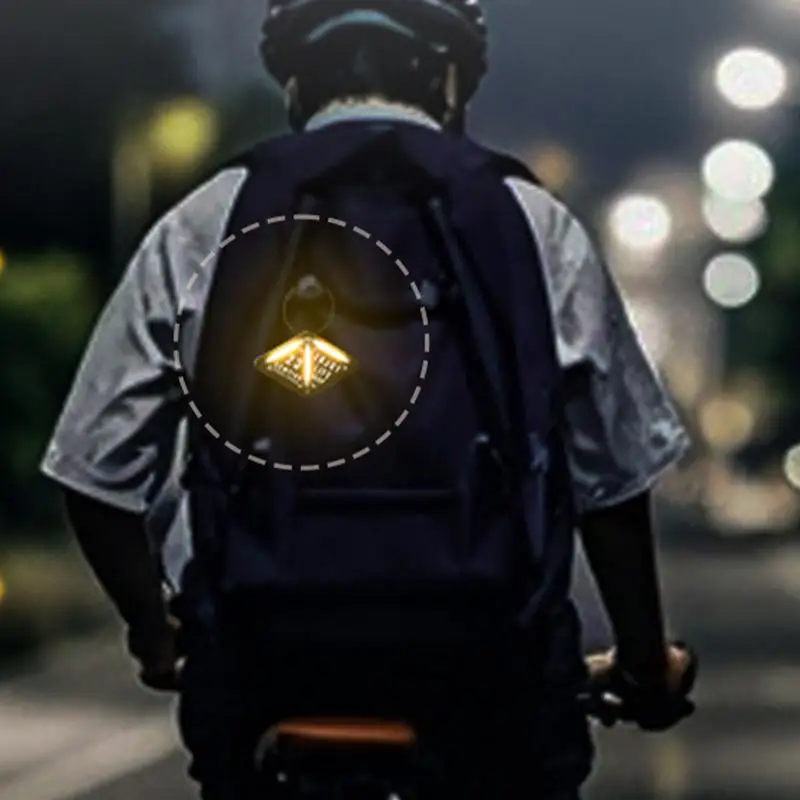 

Night Running Lights 4 Levels Of Dimming High Visibility Warning Light Rechargeable LED Riding Warning Light For Night Cycling