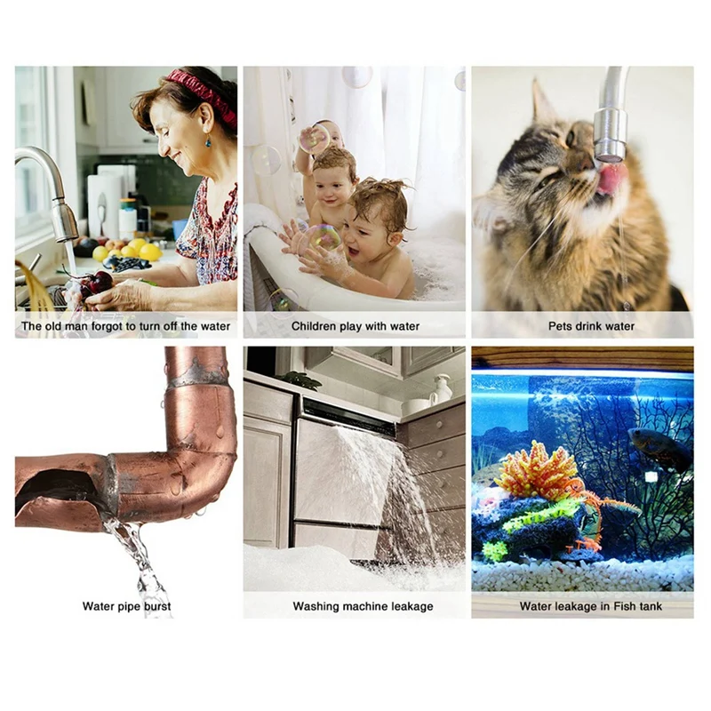 TTKK-Detector De Vazamento De Água, Impedir Vazamento De Água, Tuya Zigbee, 2X, Quente