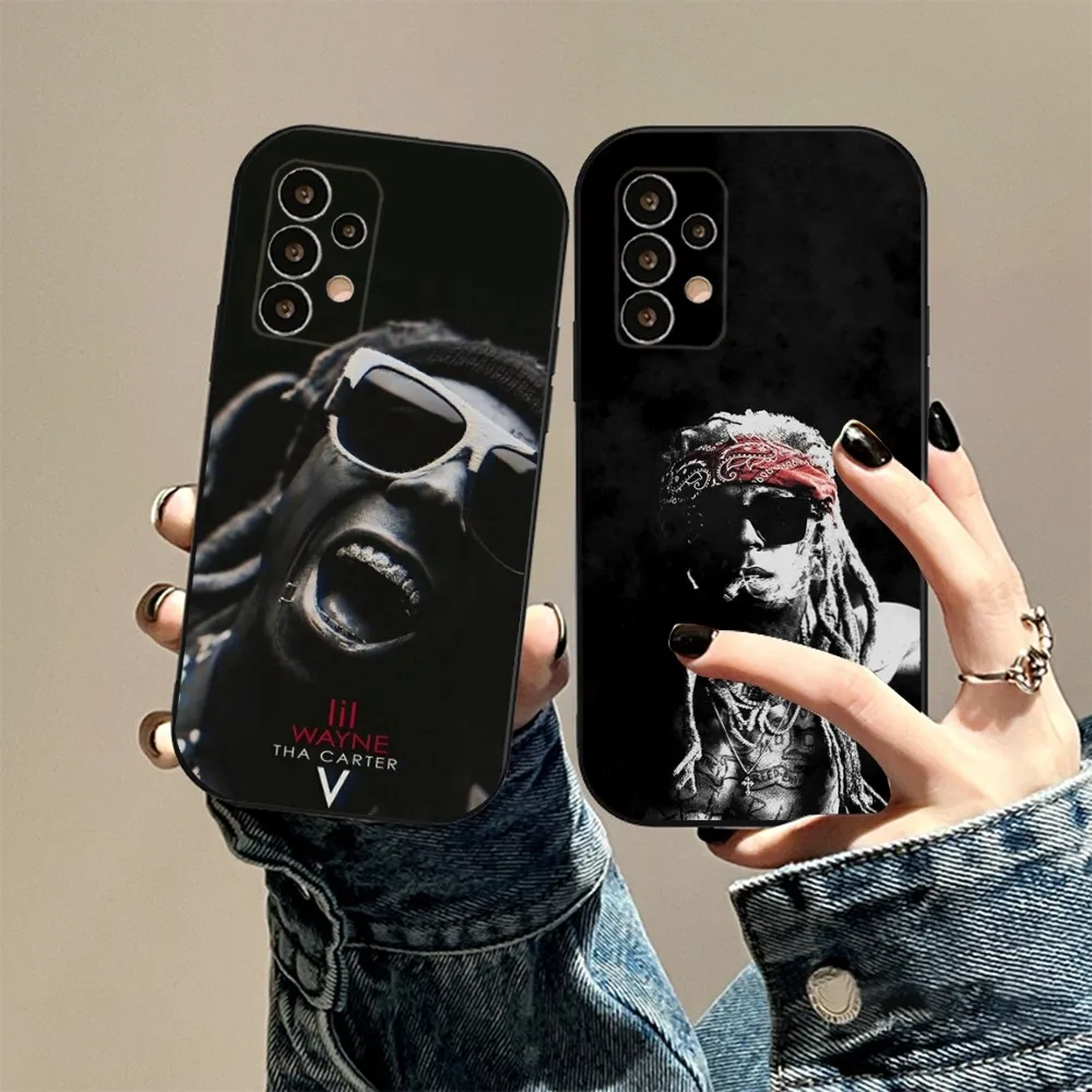 L-Lil W-Wayne Rapper Phone Case Capa de telefone para Samsung S24, 22,30, 20,10, 9,Note20 Ultra、Lite、Ultra、5G、Plus、FE