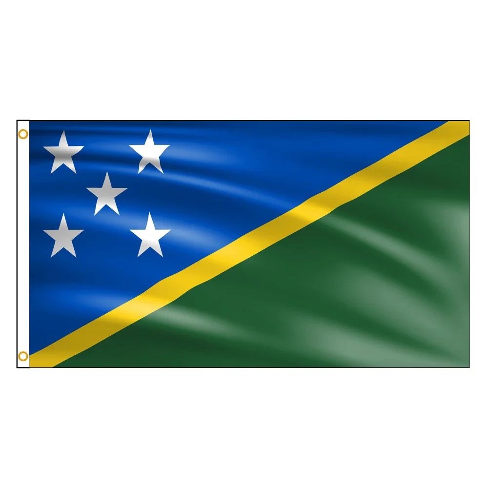 90*150cm National Flag Solomon Islands Custom Polyester Banner