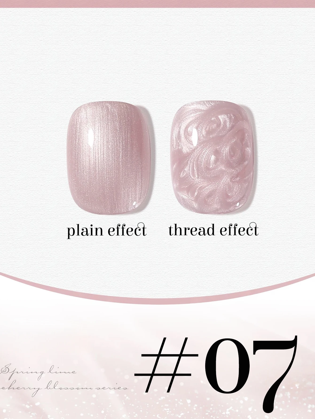 1-12pcs TC New Pearlescent Pearl White Thread Gel Nail Polish UV/LED Soak Off Gel, Suitable For Home Nail Salon For Wedding Gift image 6