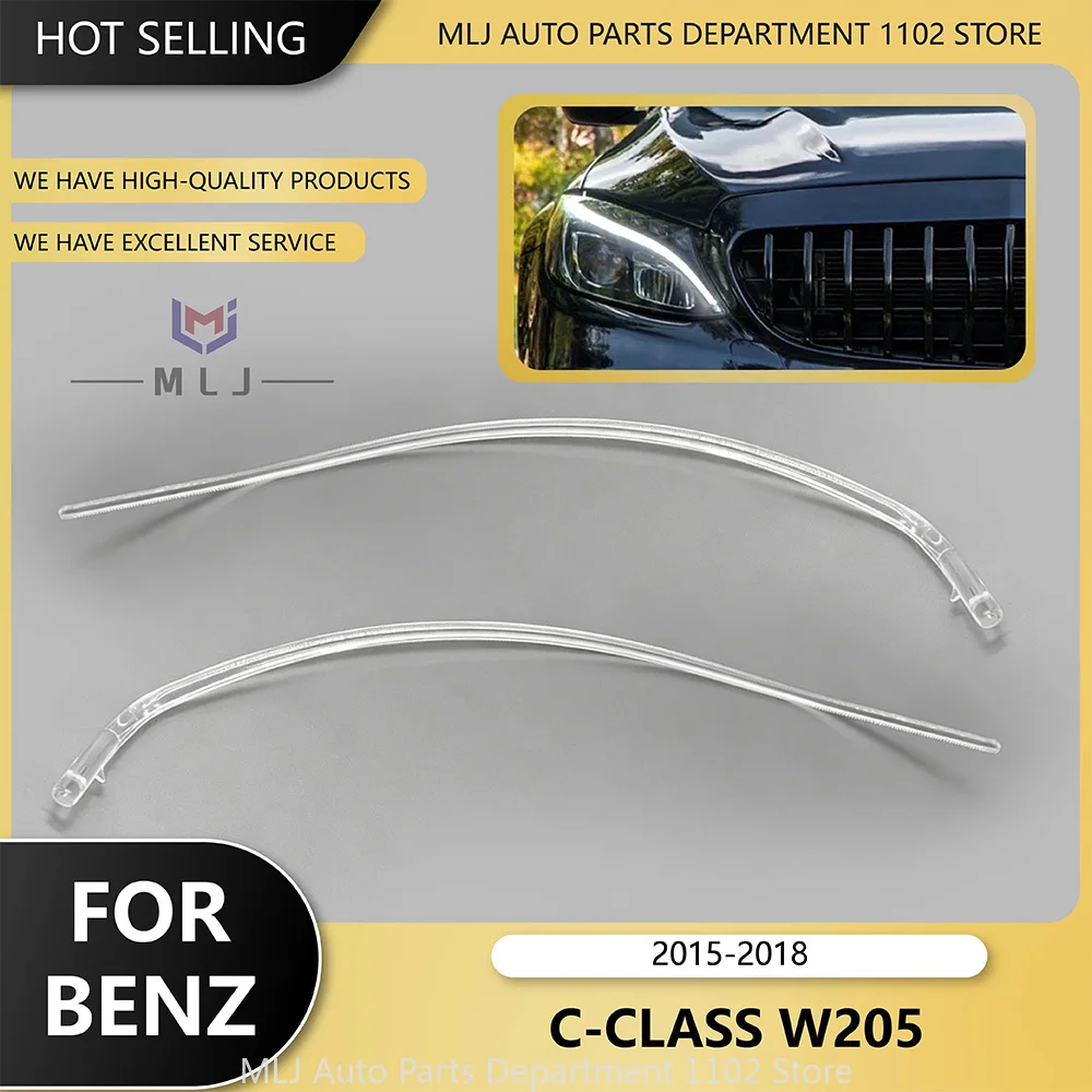 

For Mercedes-Benz C-Class W205 2015-2018 Headlight DRL Light Guide Strip Light Guide Tube Bar Angel Eye Tube Car Accessories
