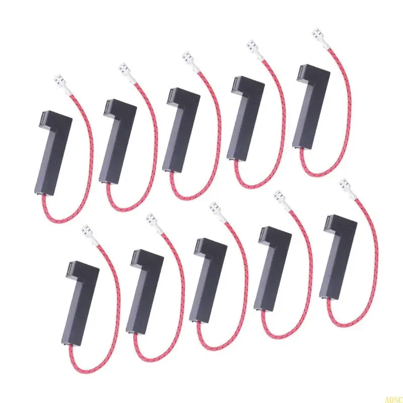 A0NC Pack из 10 микроволновых печи предохранители Микроволновая печь Страхование микроволновой печи аксессуаров пластиковая в