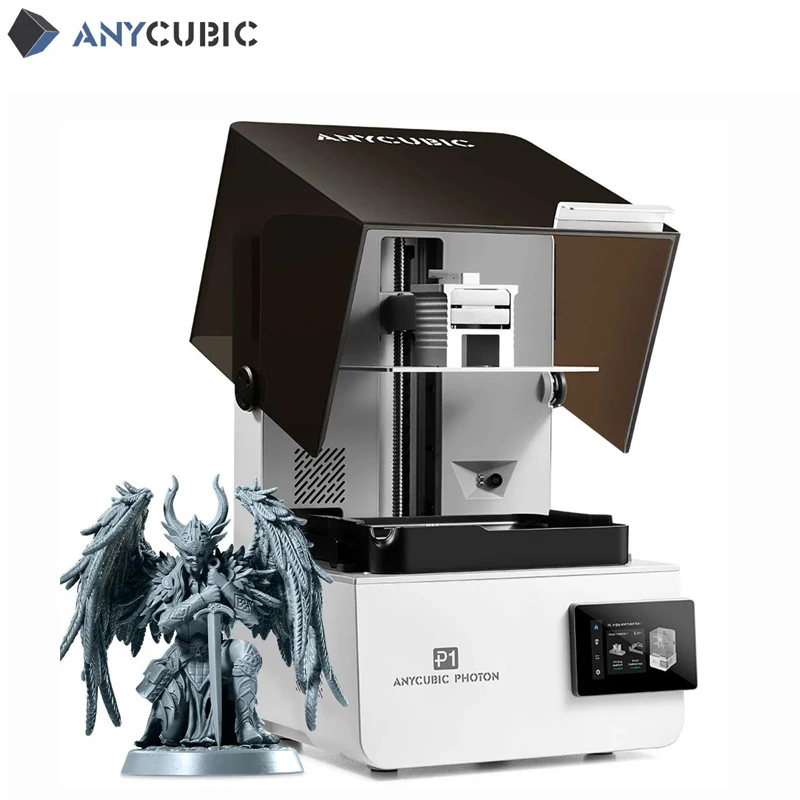 

3D-принтер ANYCUBIC Photon P1 для печати смолой с поддержкой двухцветной печати, промышленным шарико-винтовым приводом и большой областью построения 223x126x230 мм