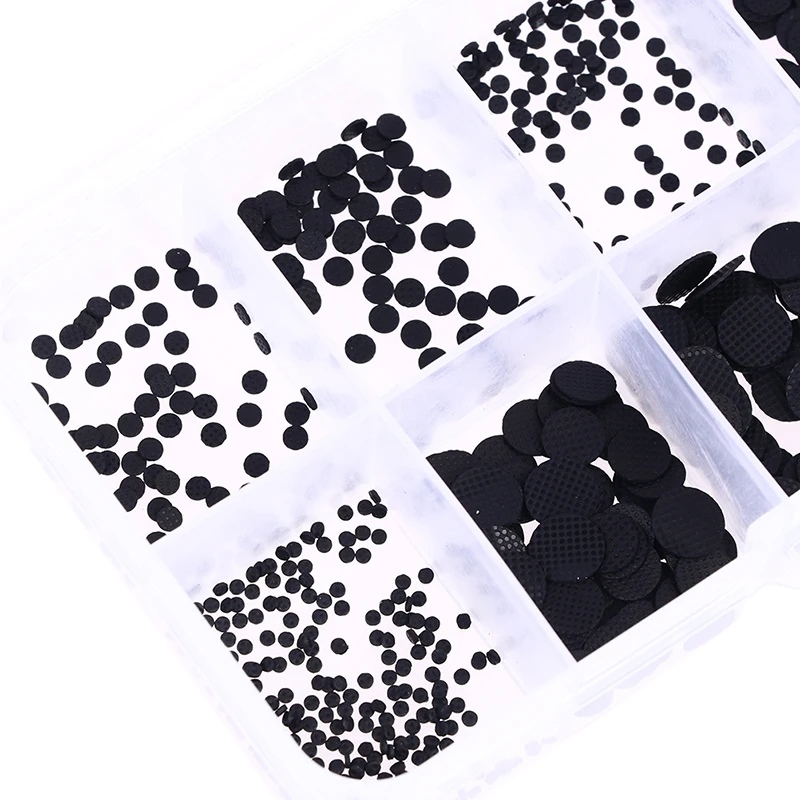 500 PCS 1.8mm - 8 mm Different Sizes Conductive Rubber Pads Keypad Repair Kit For IR Remote Control Conductive Rubber Buttons