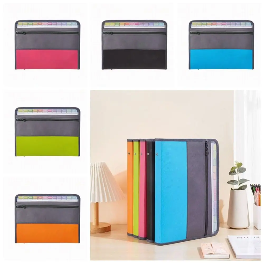 

Waterproof Expanding Folder Wear Resistant 13 Pocket File Folder Safe Storage Large Capacity Document Bag Receipts