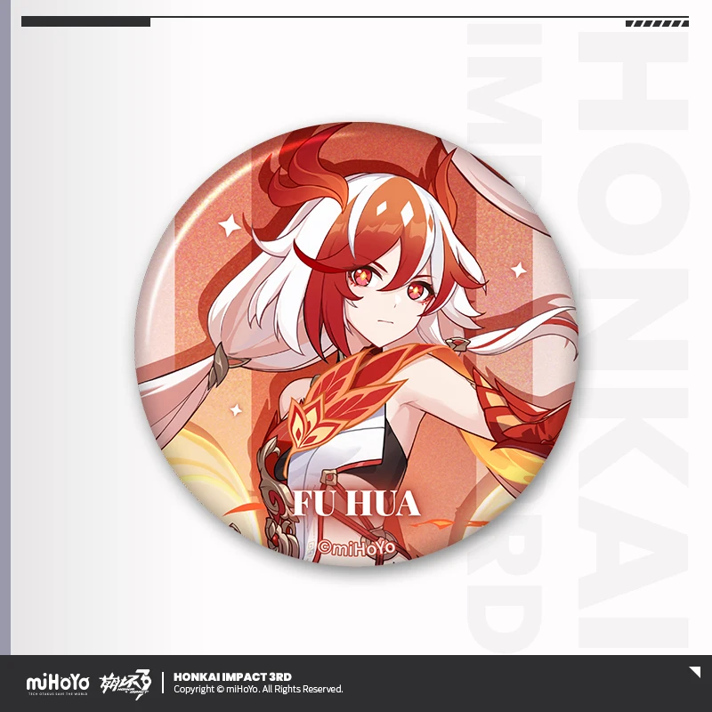 miHoYo Collapse lyceum 3 Official Merch Original Official series Tinplate badge Fuka Griseo Theresa