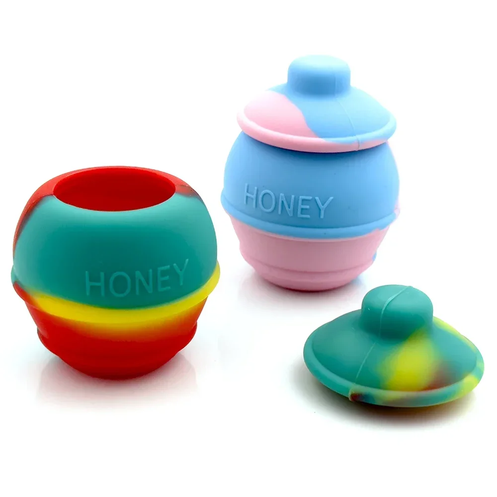 Silicone Honey Wax Oil Container 35ml Storage Box Smoking Accessories