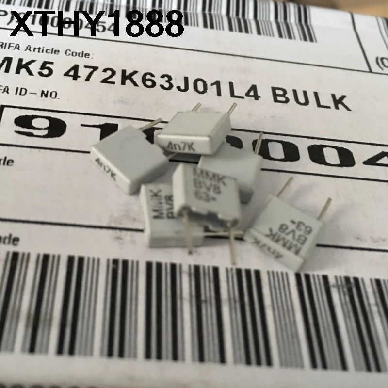 

10 шт. пленочные конденсаторы EVOX-RIFA Swedish Lifa 4700PF 4.7NF 63V 472 MMK P5 472