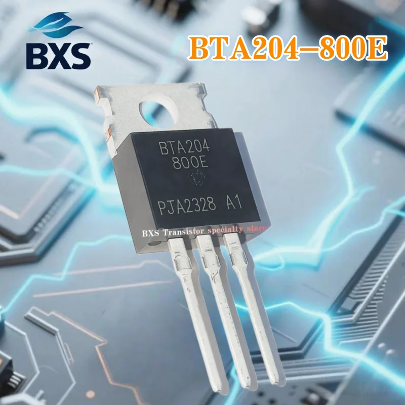 

10PCS NEW high-quality BTA204-800E TO-220 BTA204800E BTA204 800E 6A 600V Bidirectional thyristor