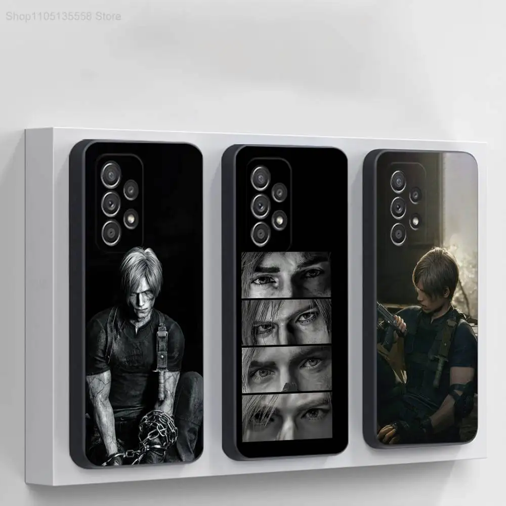 

Leon R-Residents E-Evils Phone Case For Samsung S 9,10,21,30,22,23,24,25,Ultra,Plus,Lite,FE,4,5G Black Soft Case