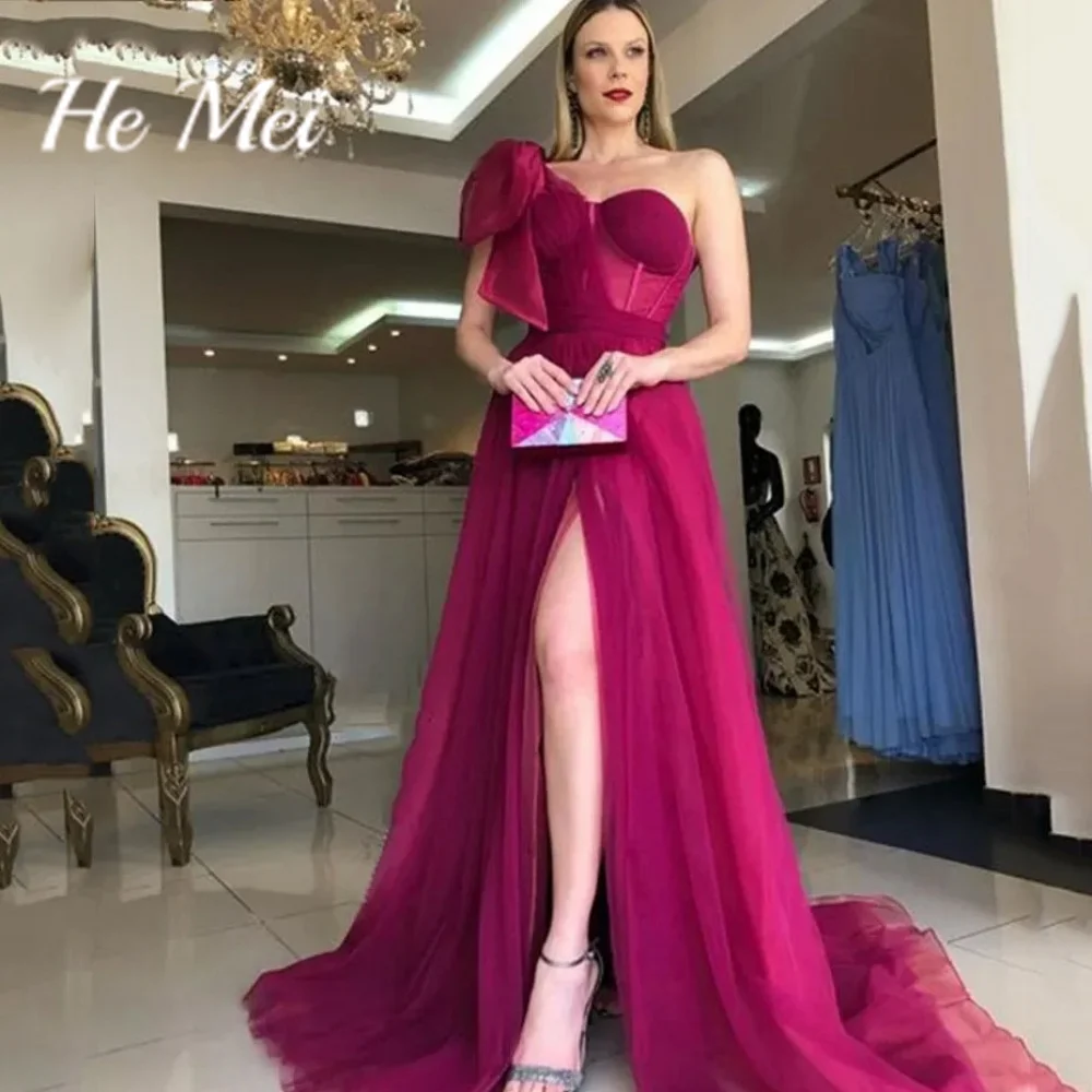 Prom Dress For Women Simple Sweetheart Neck A Line One Shoulder Formal Evening Gowns Floor Length Party Dresses فساتين الحفلات