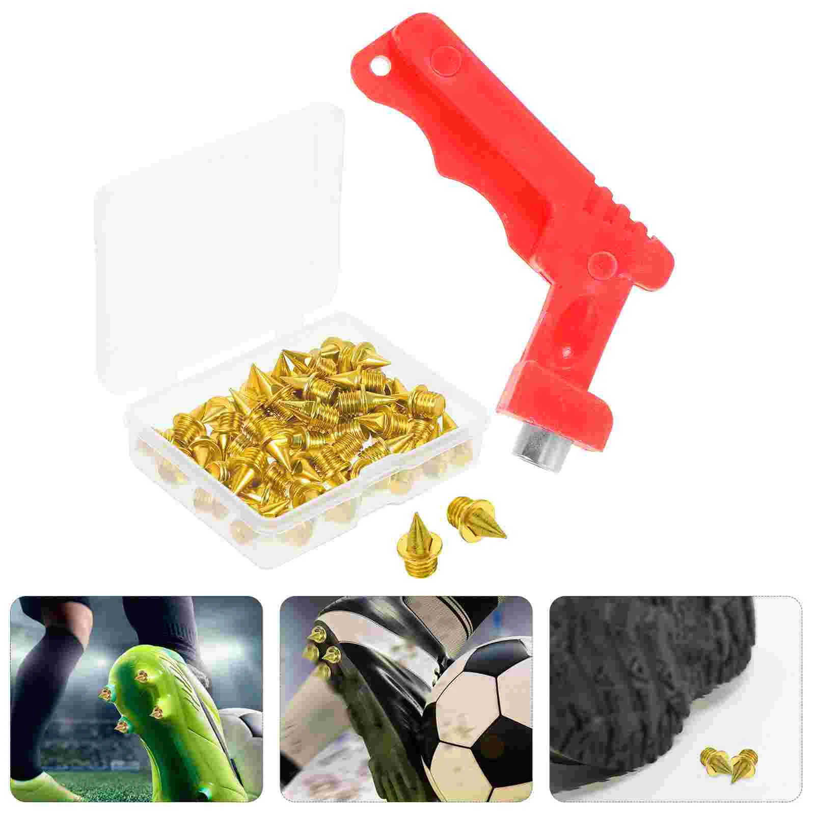 

Shoe Spikes Steel Spikes Golf Shoe Spikes Track Spikes Replacement Non-Slip Lightweight Golf Spikes With Spikes Wrench