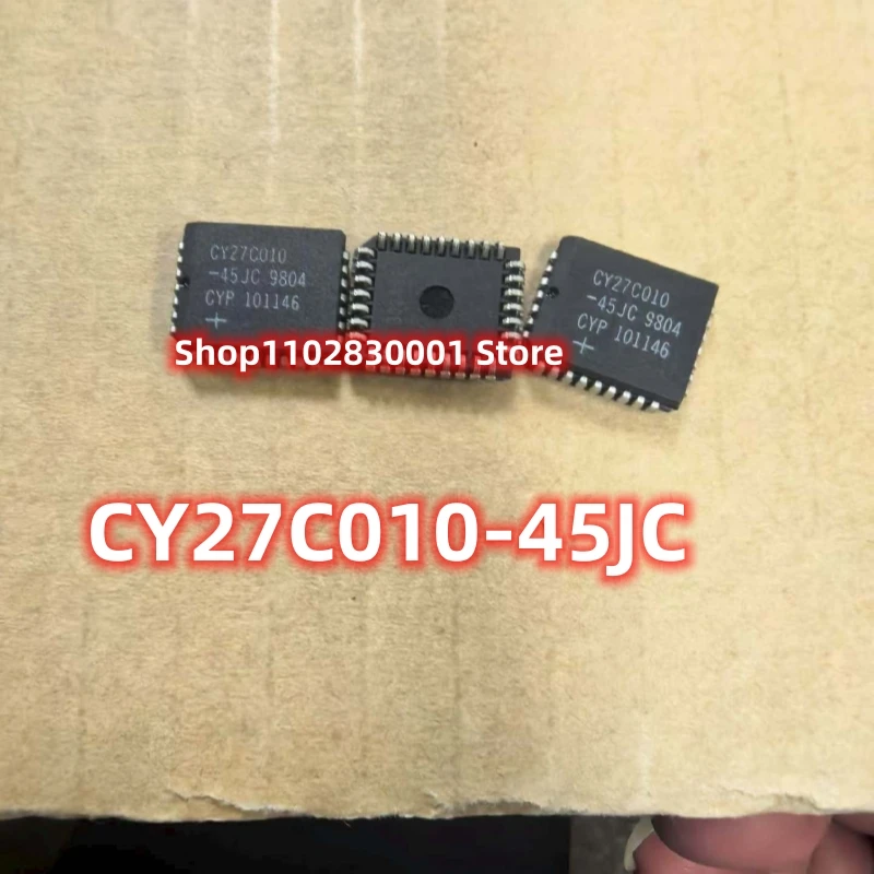 5PCS/LOT CY27C010-45JC  PLCC32 New  Original    In Stock