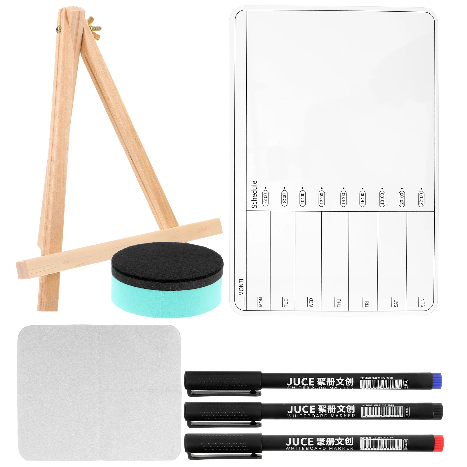 

1 set 1 Set Double Sided Whiteboard Small Desktop Dry Erase Board Portable Writing Painting Board For Office Home School Use