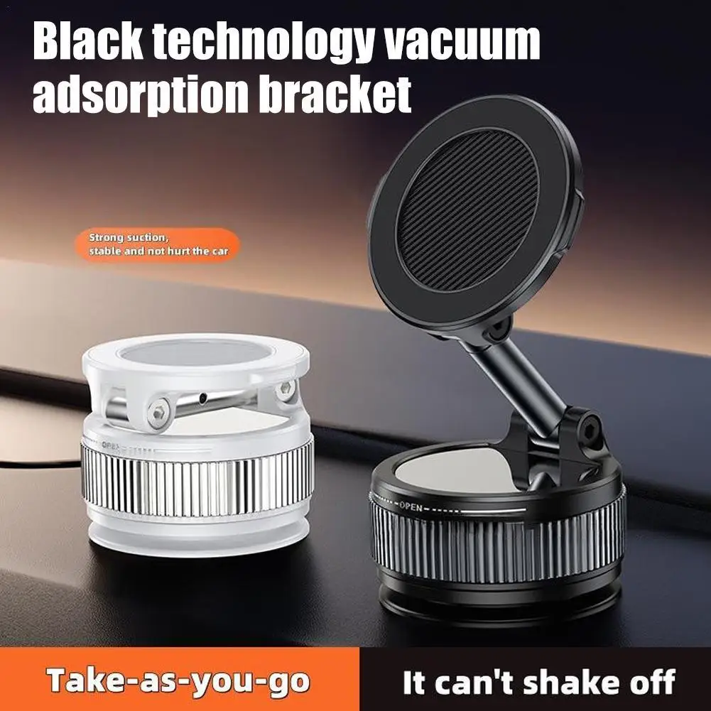 

360° Rotating Magnetic Car Phone Holder Foldable Vacuum Suction Mount With Ultra Strong Adsorption For All Smartphones New
