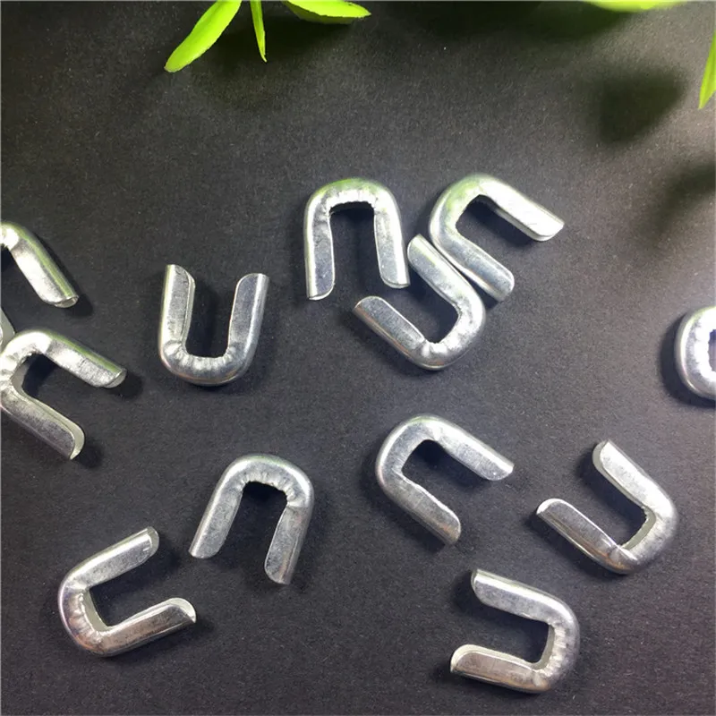 100pcs Carbon Steel Cap for Width 9.8mm Spiral Bone