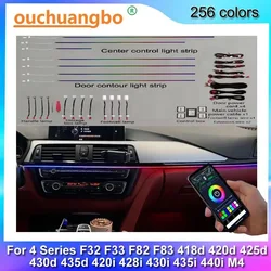 Ouchuangbo LED Ambient Light 4 series F32 F33 F34 F36 F82 F83 418d 420d 425d 430d 435d 420i 428i 430i 435i 440i Backlight Lamp