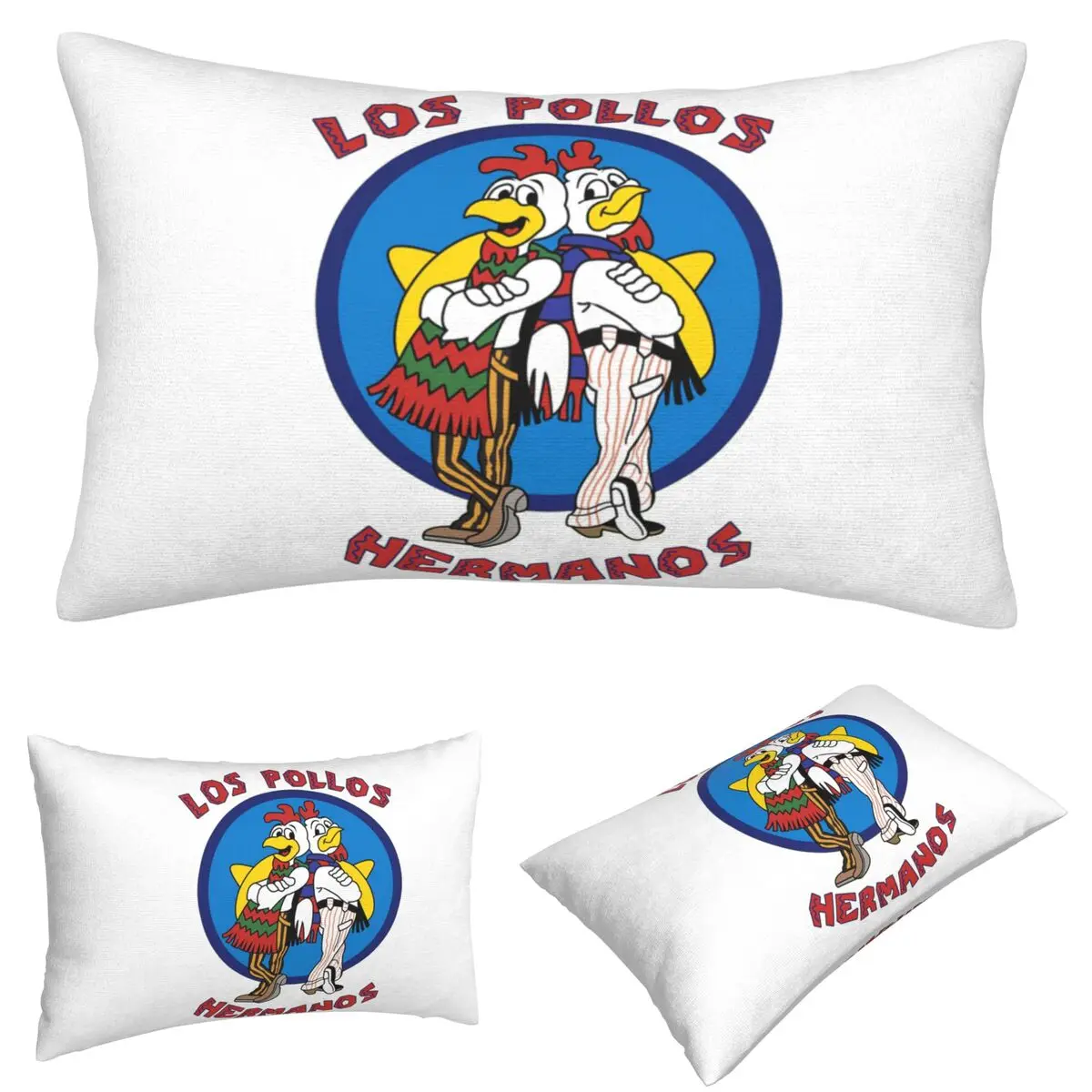 

Нагрудник на заказ «Во все тяжкие» LOS POLLOS Hermanos, прямоугольная наволочка, чехол для подушки, декоративная кровать для спальни, домашний комфорт, декоративная подушка