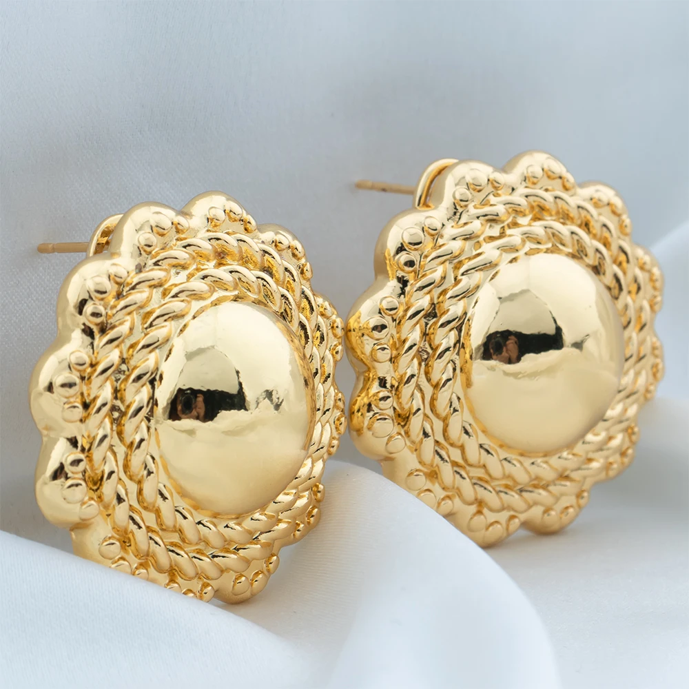 

Gold Color Clip Earrings for Women Daily Wear Vintage Circle Geometric Geometry Earrings Trendy Jewelry Accessory Birthday Gifts