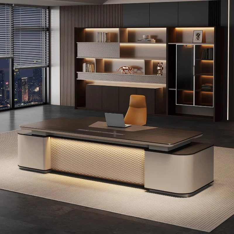 Escritorio de Oficina Europeo Nórdico, Escritorio de Computadora con Diseño Estético Minimalista, Escritorio Moderno, Mesas Escritorio, Muebles para el Hogar