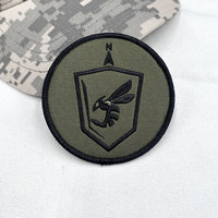 Tactics Embroidered Patch Hook & Loop Sew on Embroidery Military Badge