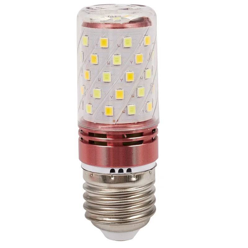 

ABUP-2X 3 Color Temperatures Integrated SMD LED Corn Lamp E27 AC85V - 265V Warm White High Light 12W