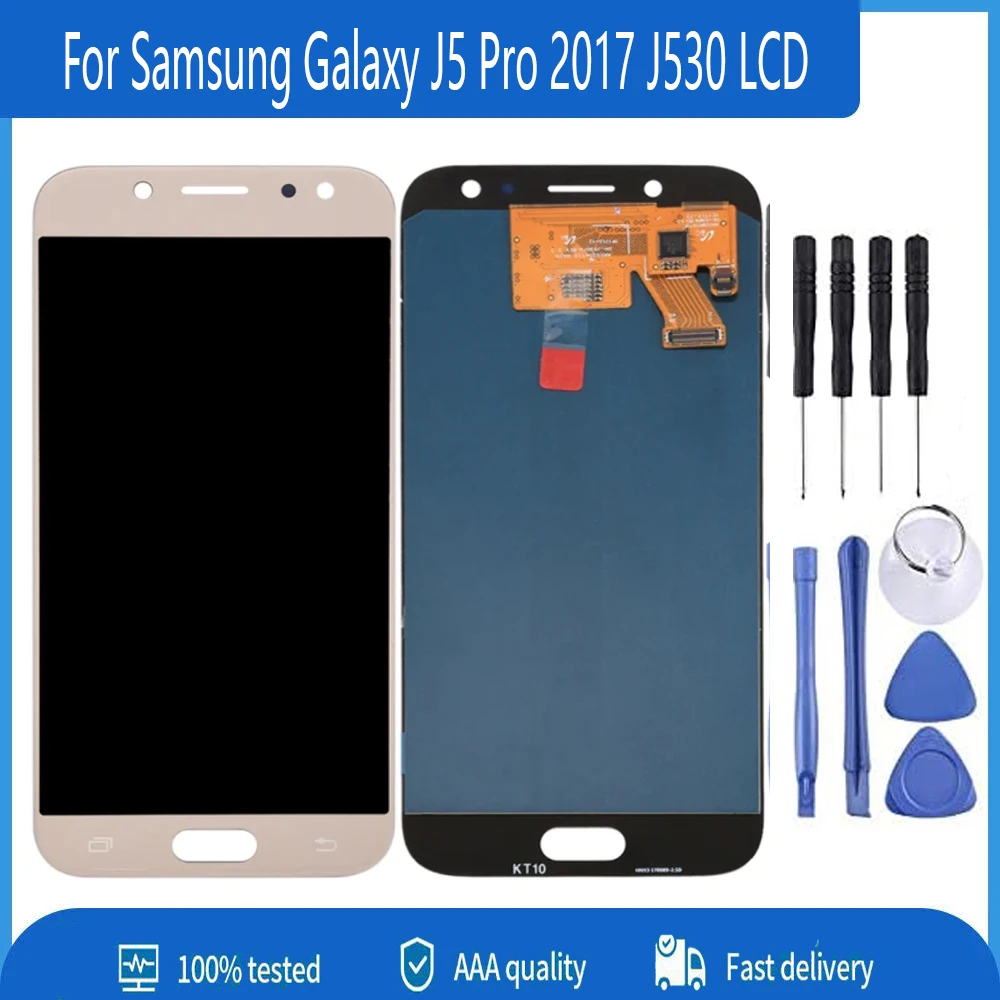 100% Tested LCD For Samsung Galaxy J5 Pro 2017 J530 LCD Display Touch Screen Digitizer Assembly for Samsung J5 2017 J530F J530M