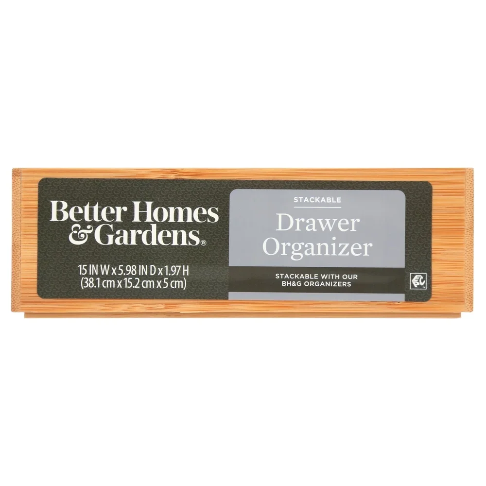 2 Pack Bamboo Drawe… - image