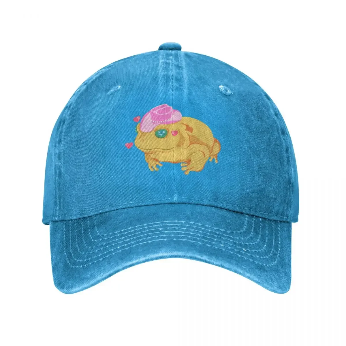 

Yee Haw Frog Baseball Cap Beach Hat Golf Cap Hip Hop Women'S Golf Wear Men'S