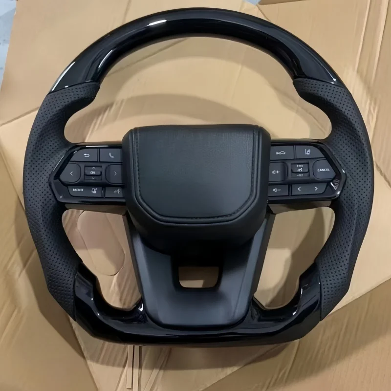 

Автомобильные аксессуары, кожаный руль на заказ для Toyota Hilux Revo LC 70 79 Land Cruiser Pick Up Fortuner 2017-2022
