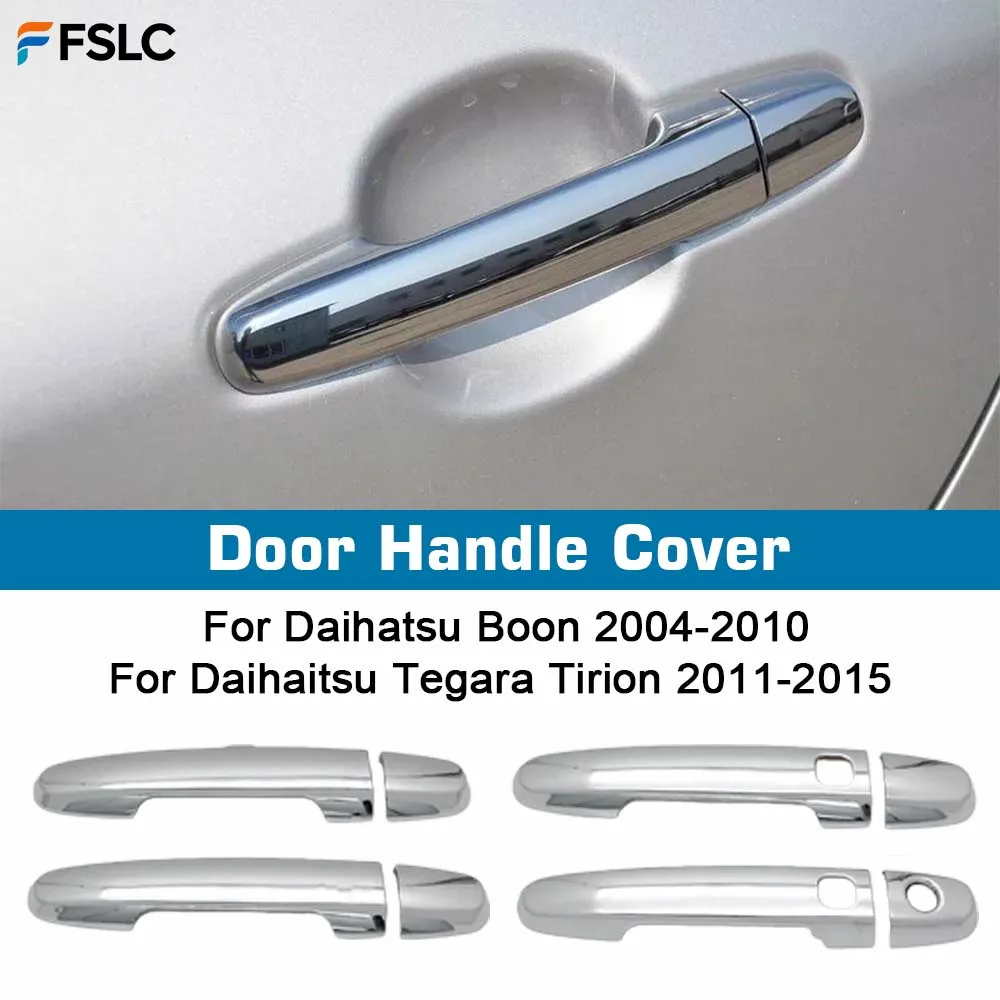 

Door Handle Cover For Daihatsu Boon 2004-2010 Daihaitsu Tegara Tirion 2011 2012 2013 2014 2015 Chrome Trim Stickers Car Styling