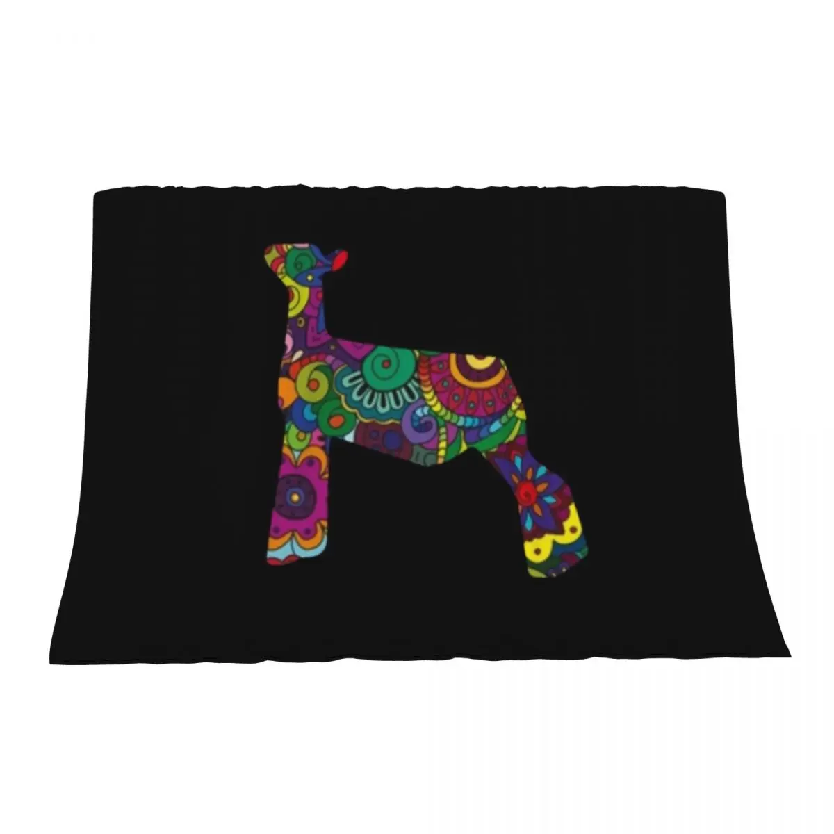 

70s Floral Lamb, Livestock Show, Show Lamb Design Throw Blanket manga Luxury Brand for sofa Stuffeds Blankets