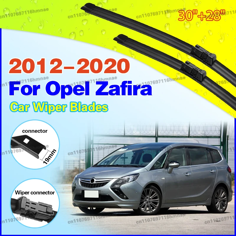 

Wiper Front Wiper Blades For Opel Zafira Tourer C 2012-2020 2013 2014 2015 Windshield Windscreen Window 30"+28" Accessories