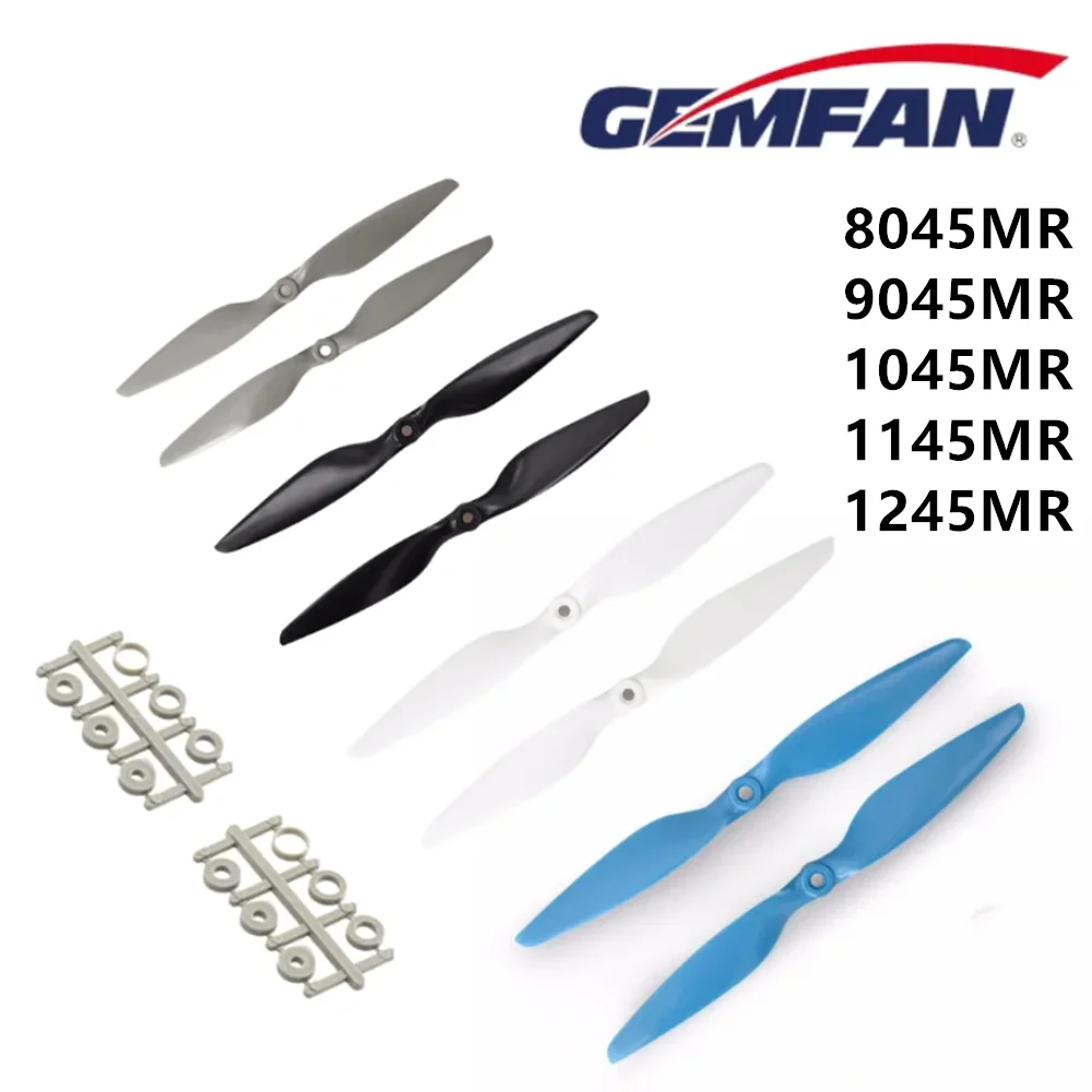

Пропеллер 8045 9045 1045 1145 MR Реквизит Gemfan Стекловолокно Нейлон CW CCW для радиоуправляемого самолета Многороторный FPV Copter Multirotor 5 пар/10