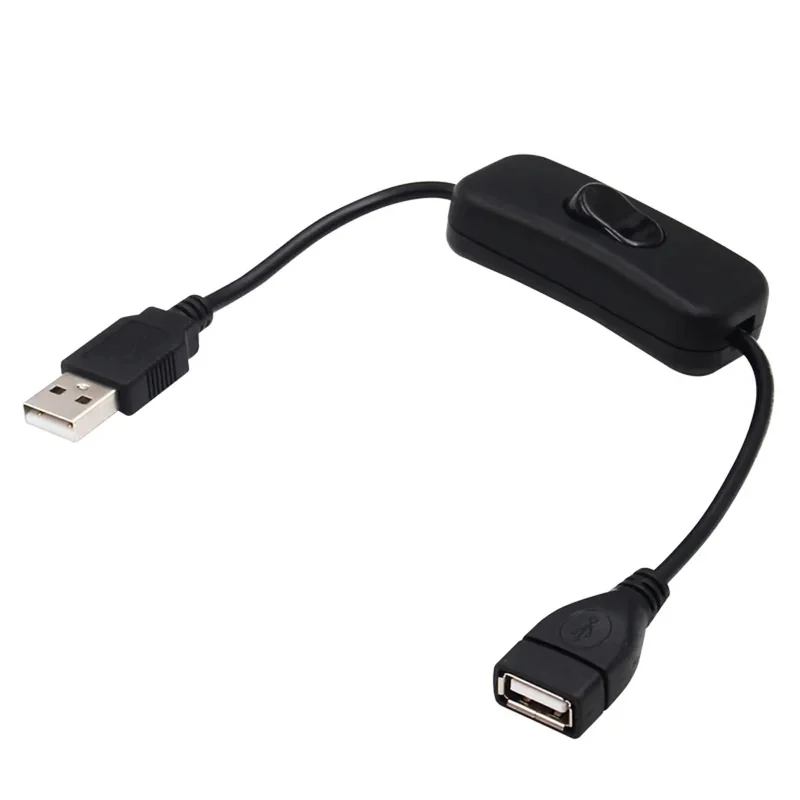 1/2/4pcs USB Cable with Switch ON/OFF Cable Extension Toggle for USB Lamp USB Fan Power Supply Line Durable HOT SALE Adapter