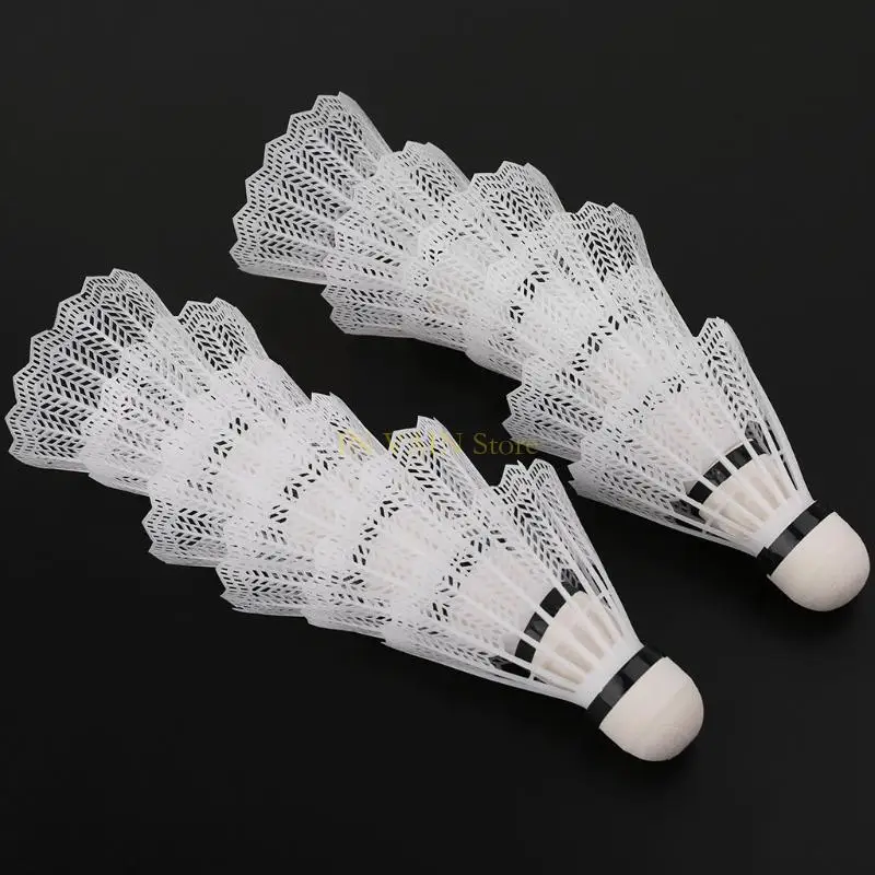 M5TC 12PCS في الهواء الطلق الرياح الرياح الريشة خفيفة الوزن التدريب على الأوزان المكوك سهلة الاستخدام