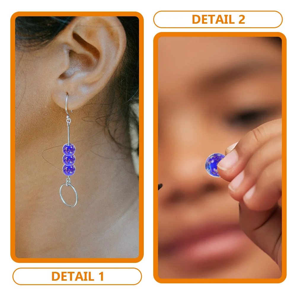 

50 шт. круглые светящиеся в темноте бусины, стеклянные бусины для самостоятельного изготовления ювелирных изделий, браслетов, ожерелий, ремесел, стеклянные бусины, декор из бисера