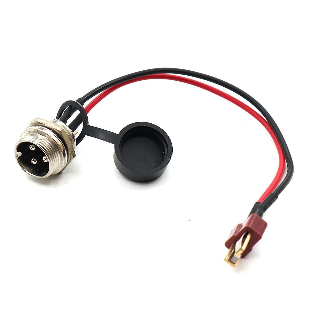 Electric Scooter Parts Power Charger T-head Charging Port Plug for KUGOO M4 PRO Replacement Accessories