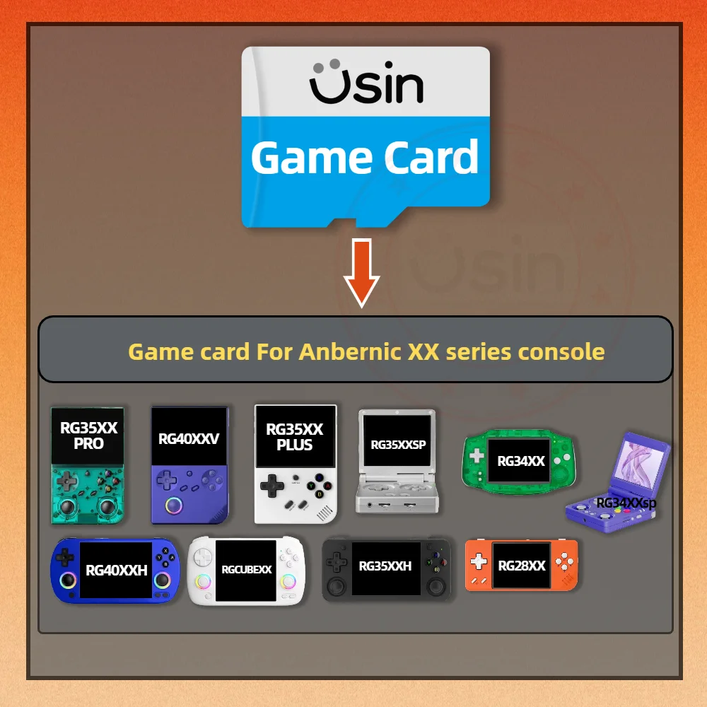 512GB SD Card for Anbernic RG35XXPRO Game Console