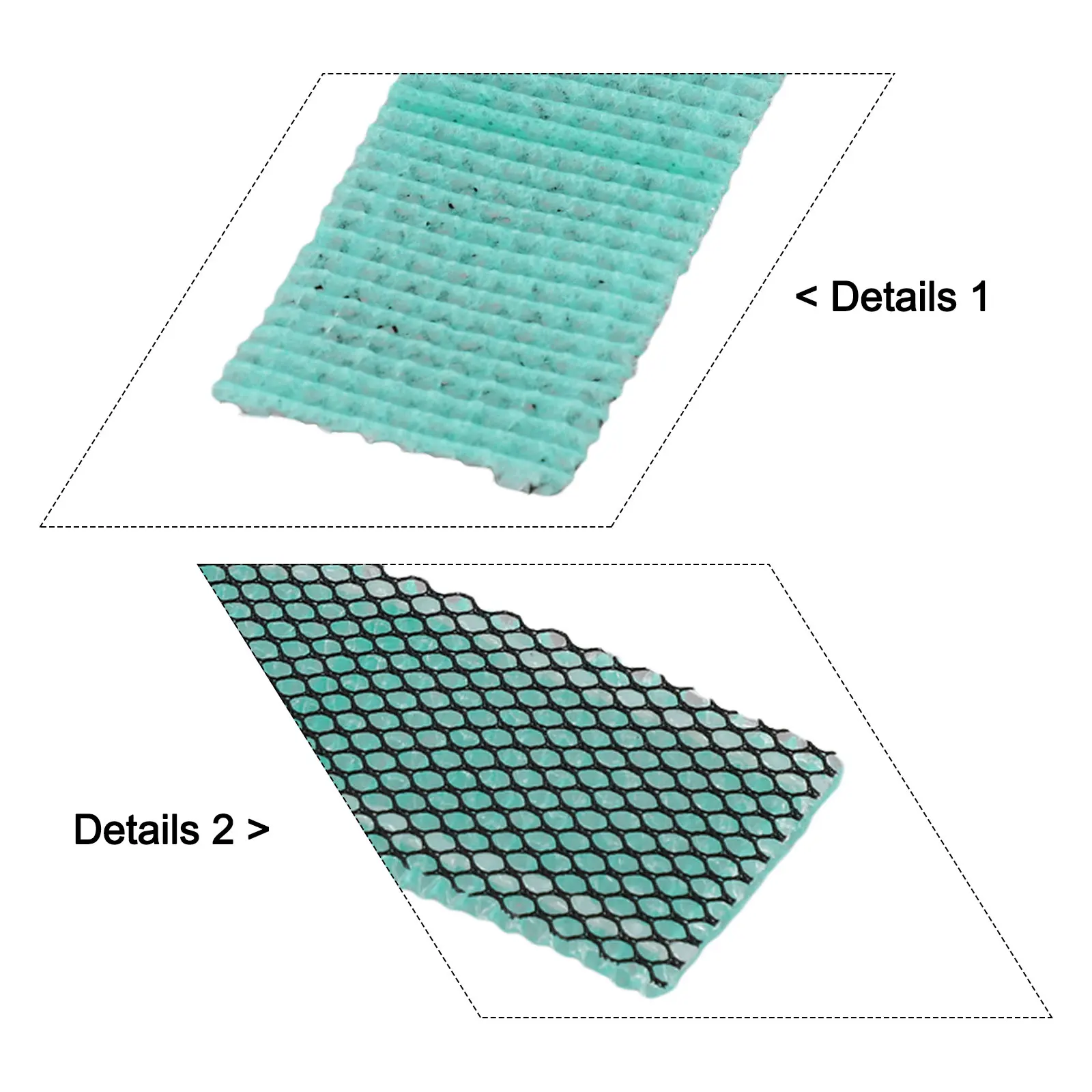 2PCS Air Conditioner Filter Cotton for Use in StFor Andard AC Filter Compartments Supports Routine Replacement Cycles