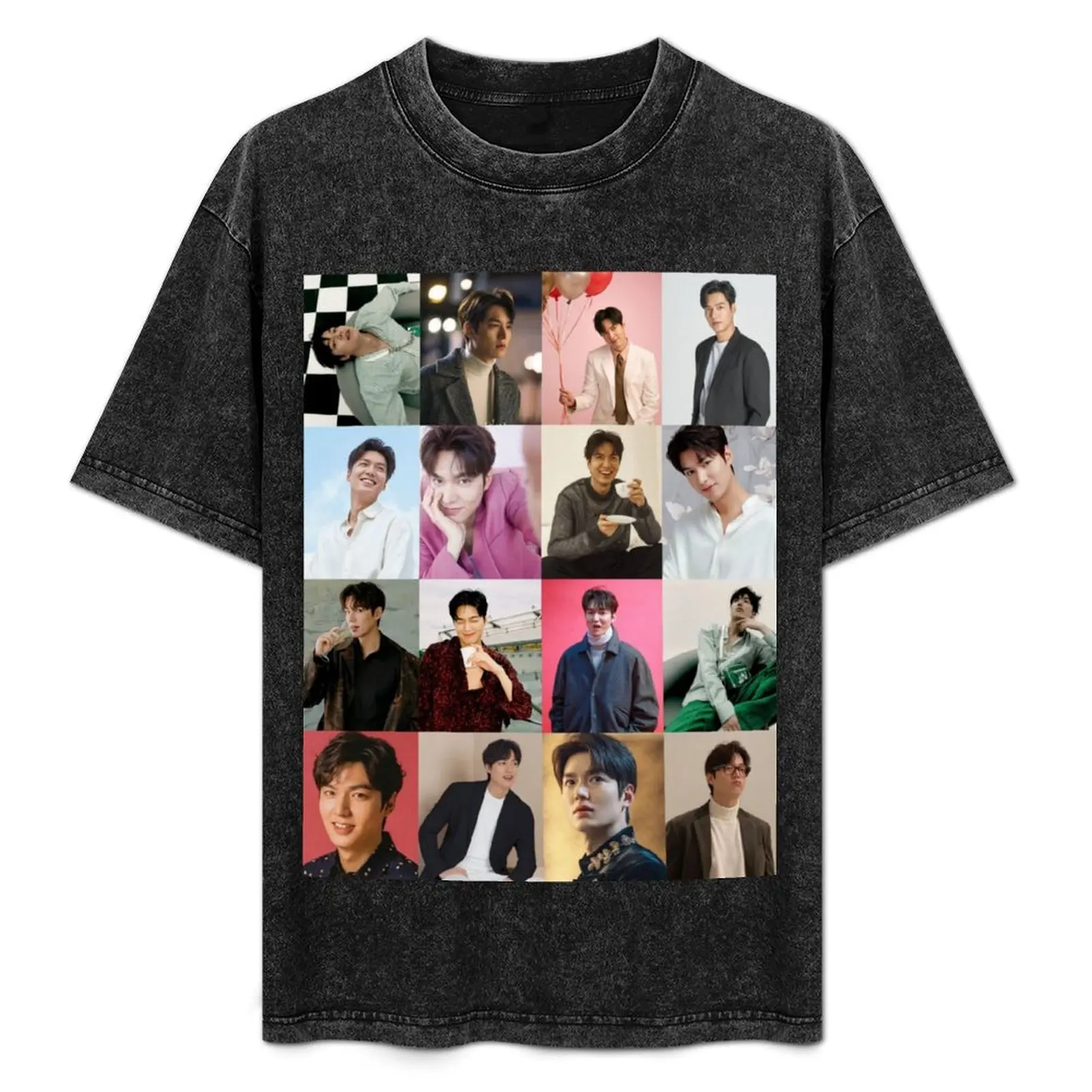 

lee min ho T-Shirt anime figures oversized graphic tee Blouse sweat oversized t shirt men