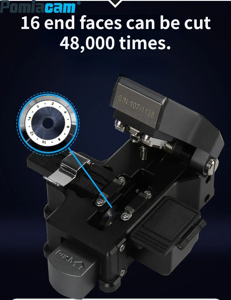 آلة القطع ثلاثة في واحد ET-60 سكين قطع الألياف الضوئية عالي الدقة العمود الفقري مناسبة للحام البصري الساخن