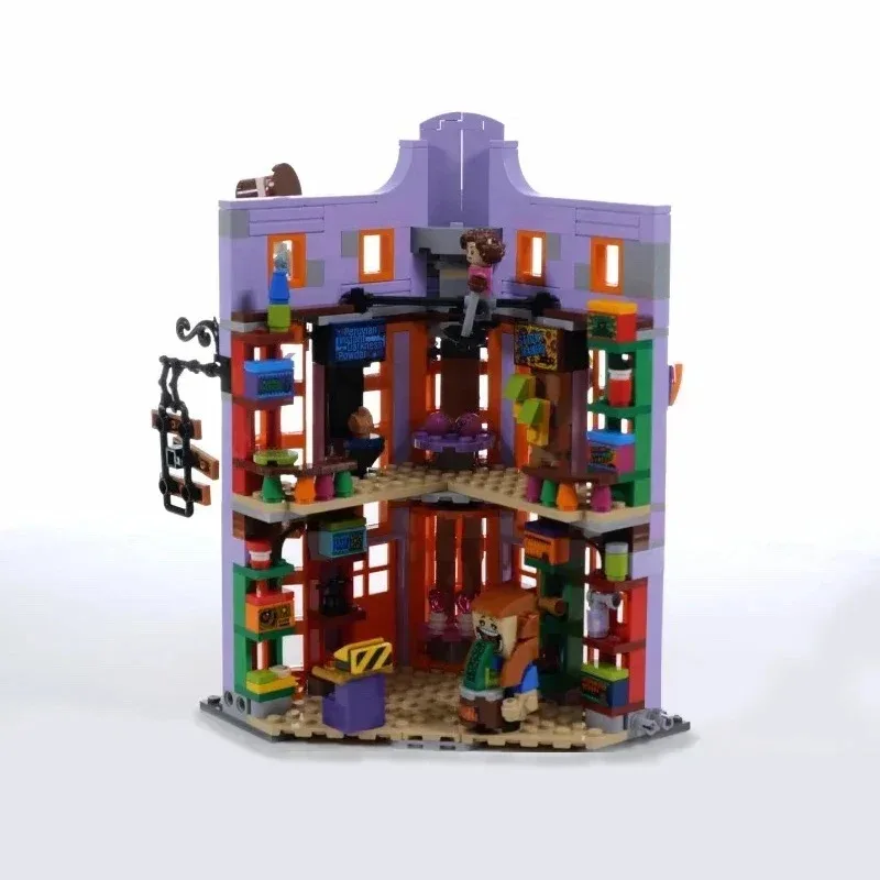 Miniso Disney In stock Compatible with Legoing Harri Express Station 76422 Building self-locking bricks toys Gift home decor