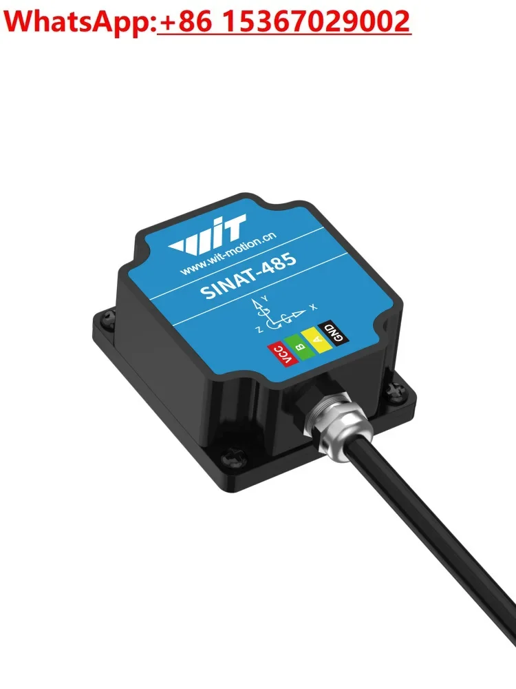 Wit intelligent 0.2 degree biaxial tilt sensor SINAT angle IMU multi-cascade IP67 waterproof 6DOF