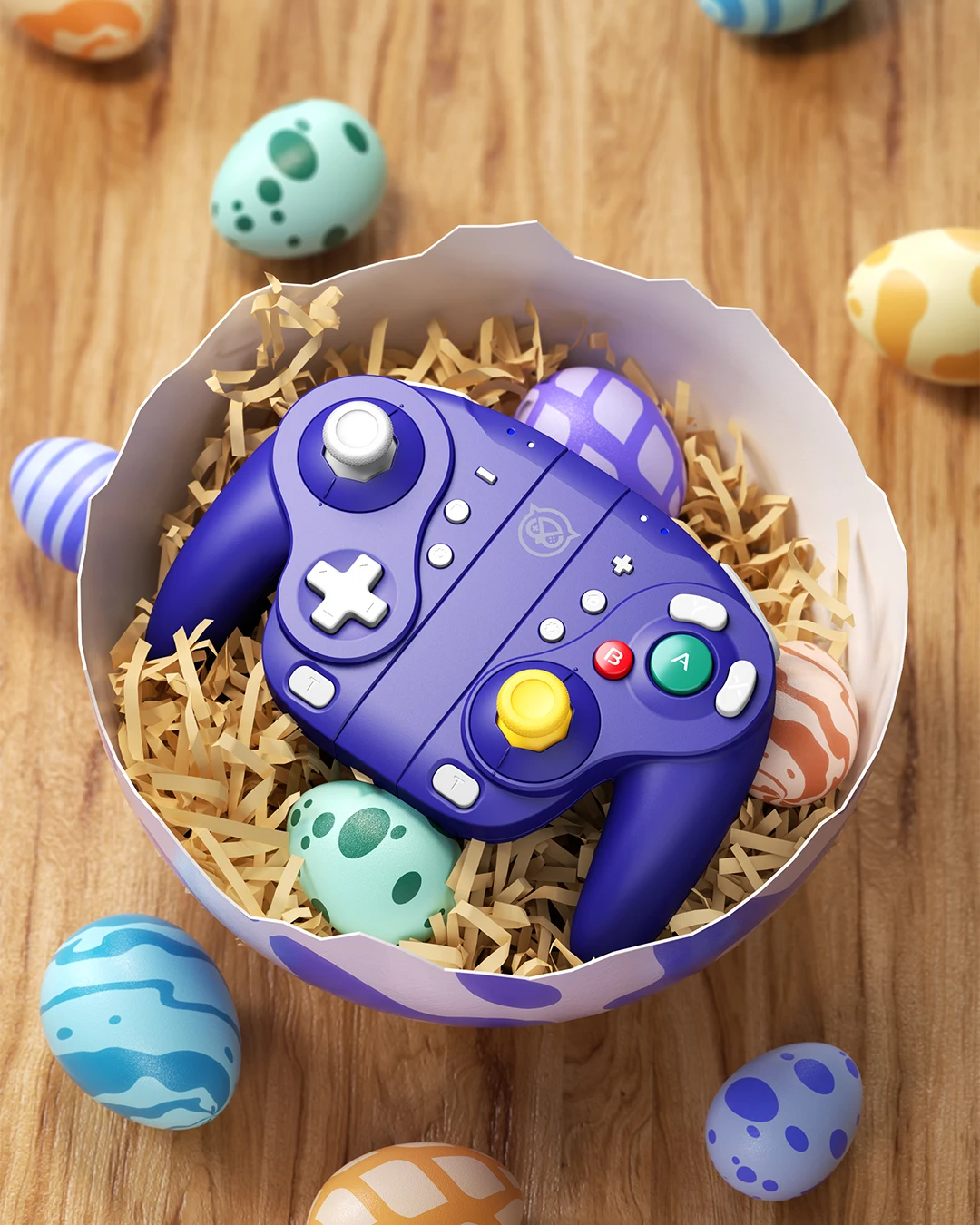 NYXI para Switch2/Switch Wizard Joy-pad inalámbrico violeta